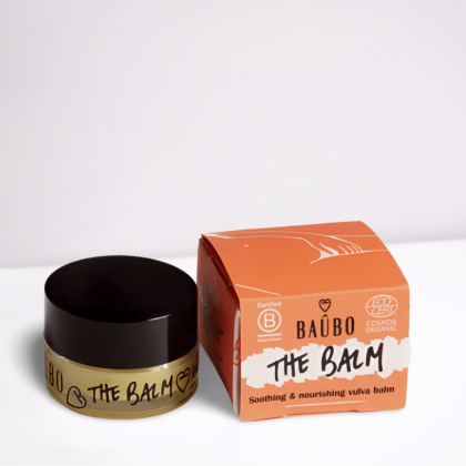 Baûbo Vulva Baume product packaging and texture